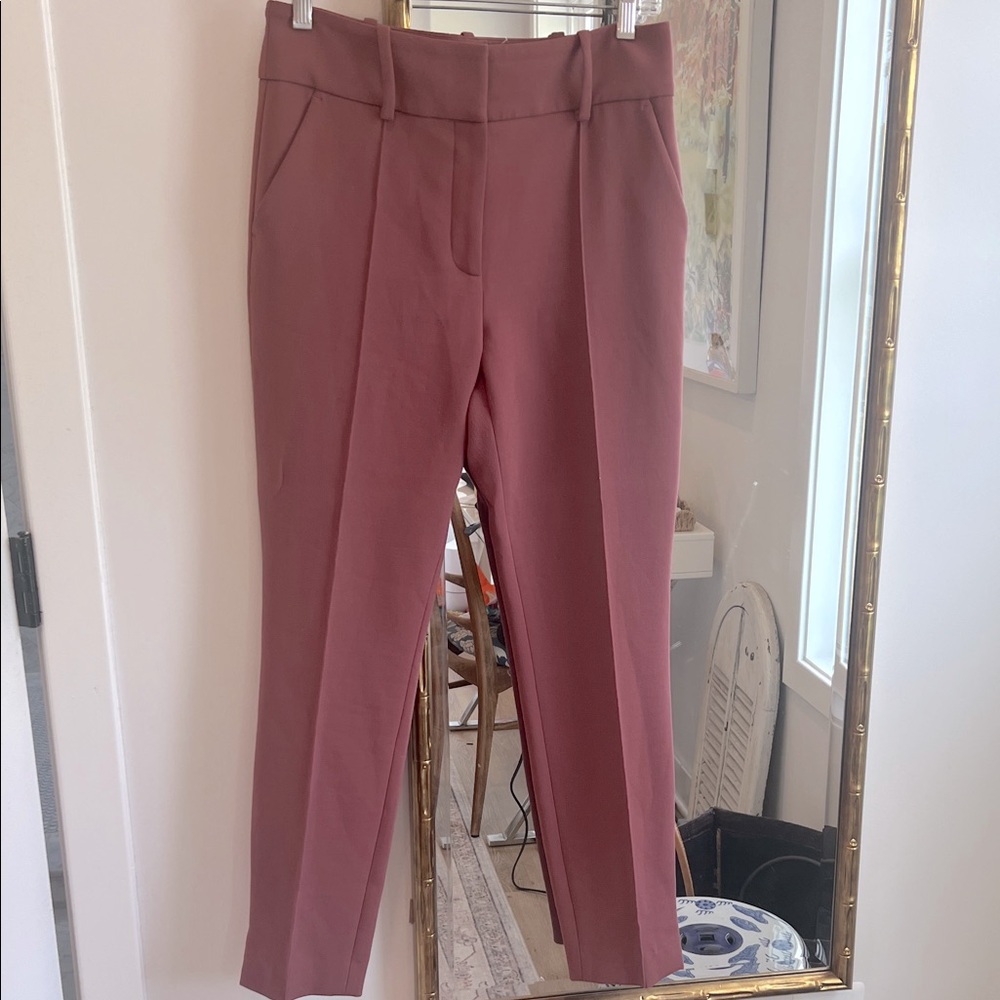 Veronica Beard Pink Ankle Pants
